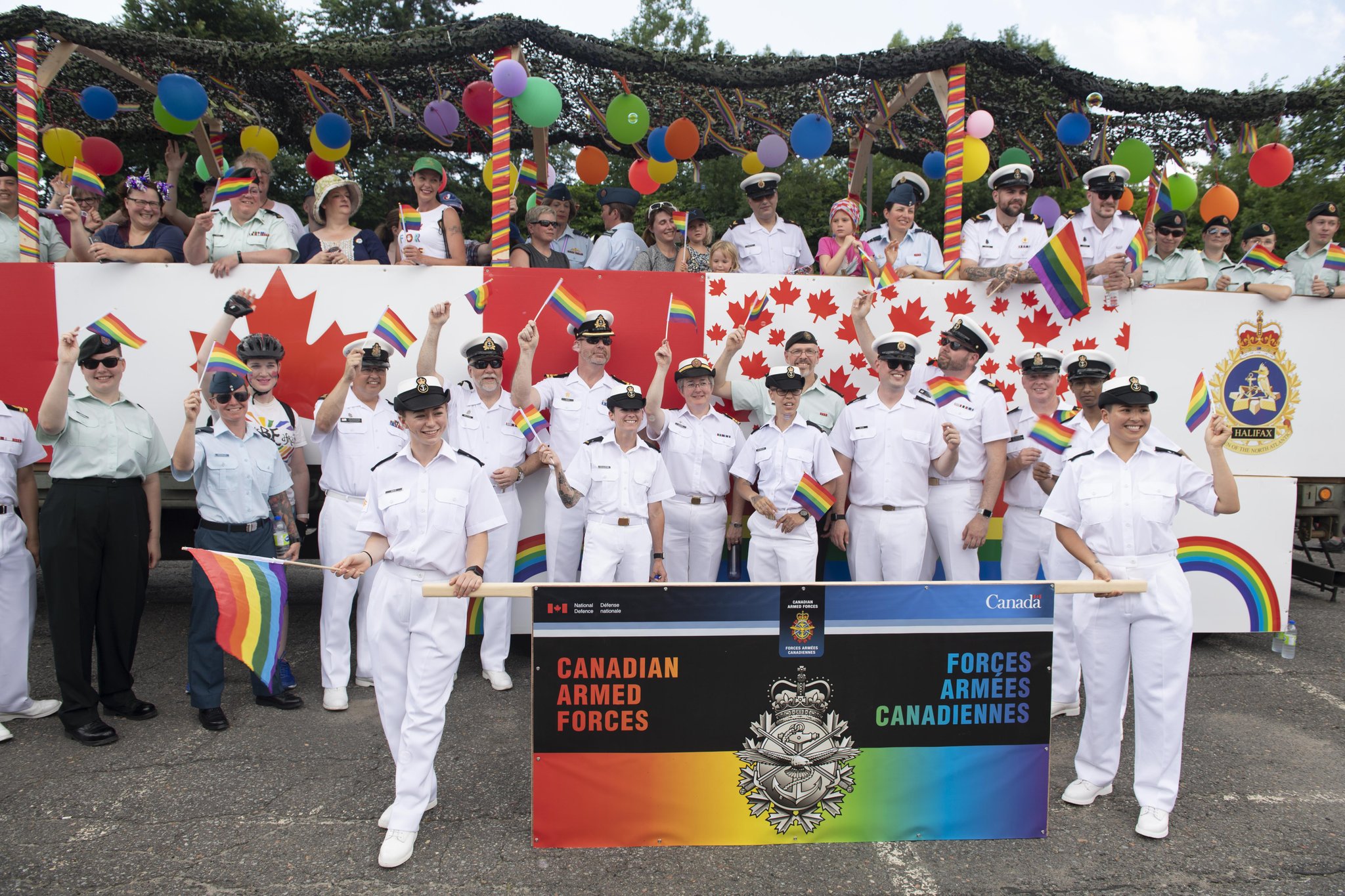 Harjit Sajjan Applauds Canadian Forces As They Participate In Halifax Pride Parade