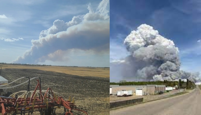 As a forest burns nearby, the city of Prince Albert declares an emergency