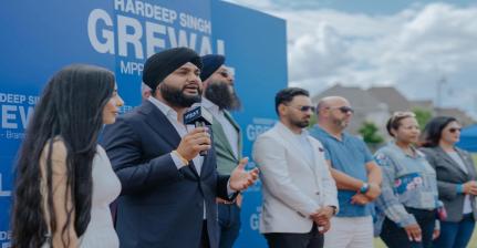 ਬਰੈਂਪਟਨ ਈਸਟ ਤੋਂ ਵਿਧਾਇਕ ਹਰਦੀਪ ਸਿੰਘ ਗਰੇਵਾਲ ਬਣੇ ਨਸਲੀ ਨਫ਼ਰਤ ਦਾ ਸ਼ਿਕਾਰ